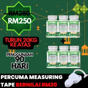PAKEJ REBUTAN (6 BOTOL + FREEGIFT) [FITAZ]